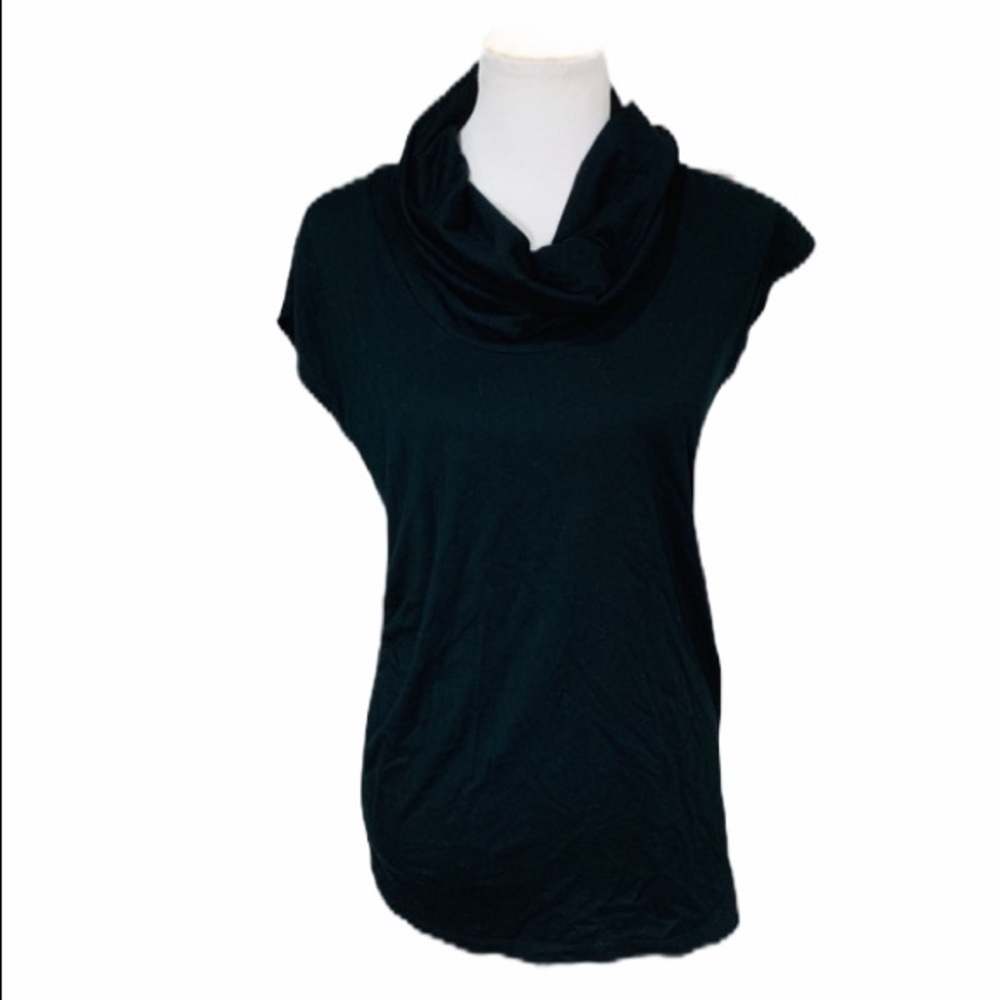⭐️ GAP Maternity Black Cowl Neck Basic Top